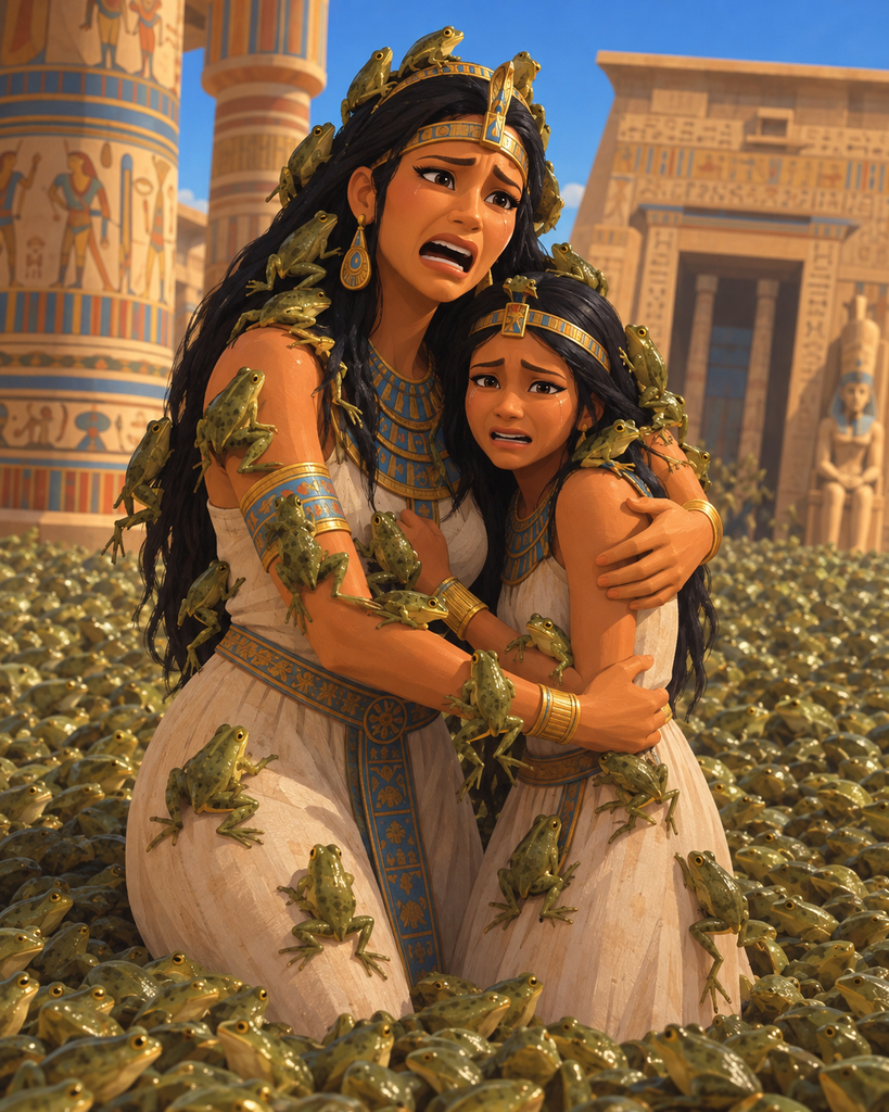 The Plague of Frogs in Egypt